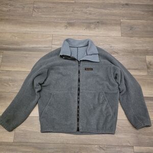 Melanzana Men's Charcoal Performance Full Zip Fleece Jacket